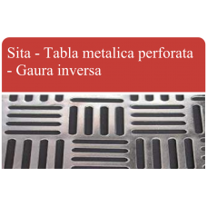 Sita - Tabla metalica perforata gaura inversa 3.25 mm