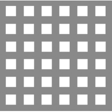 Tabla perforata cu perforatii patrate